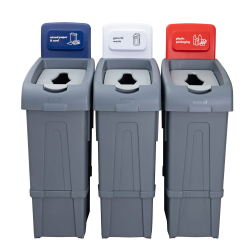 Procycle 80ltr Recycling Bin, Lid Panel