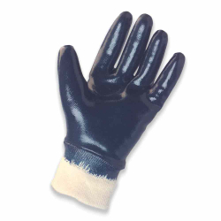 Heavy Duty Nitrile Coated Knitwrist Gloves - Pair