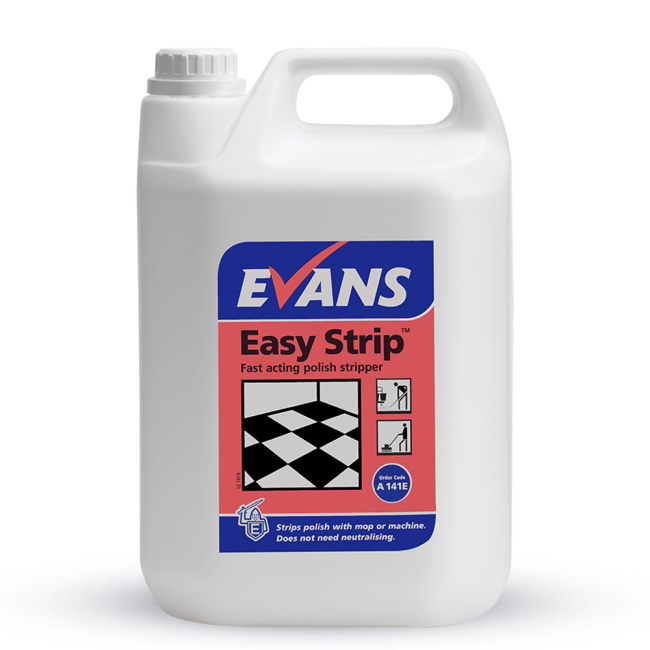 Evans Vanodine Easy Strip Floor Polish Remover - 5ltr Evans Vanodine Easy Strip Floor Polish Remover - 5ltr