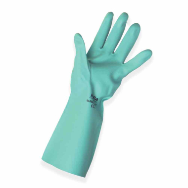 Large Heavy Duty Green Nitrile Gloves - Pair