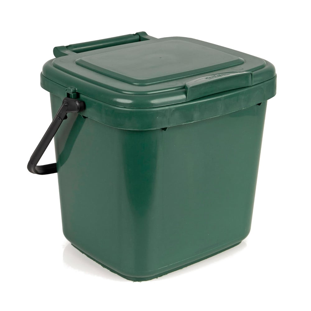 Green Portable Food Waste Caddy 7ltr - Each