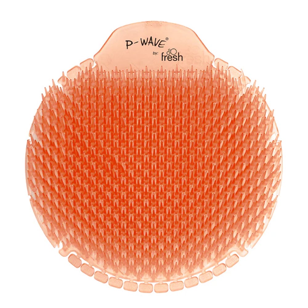 P-Wave Slant6 Mango (Orange) Urinal Screens - Pack of 10