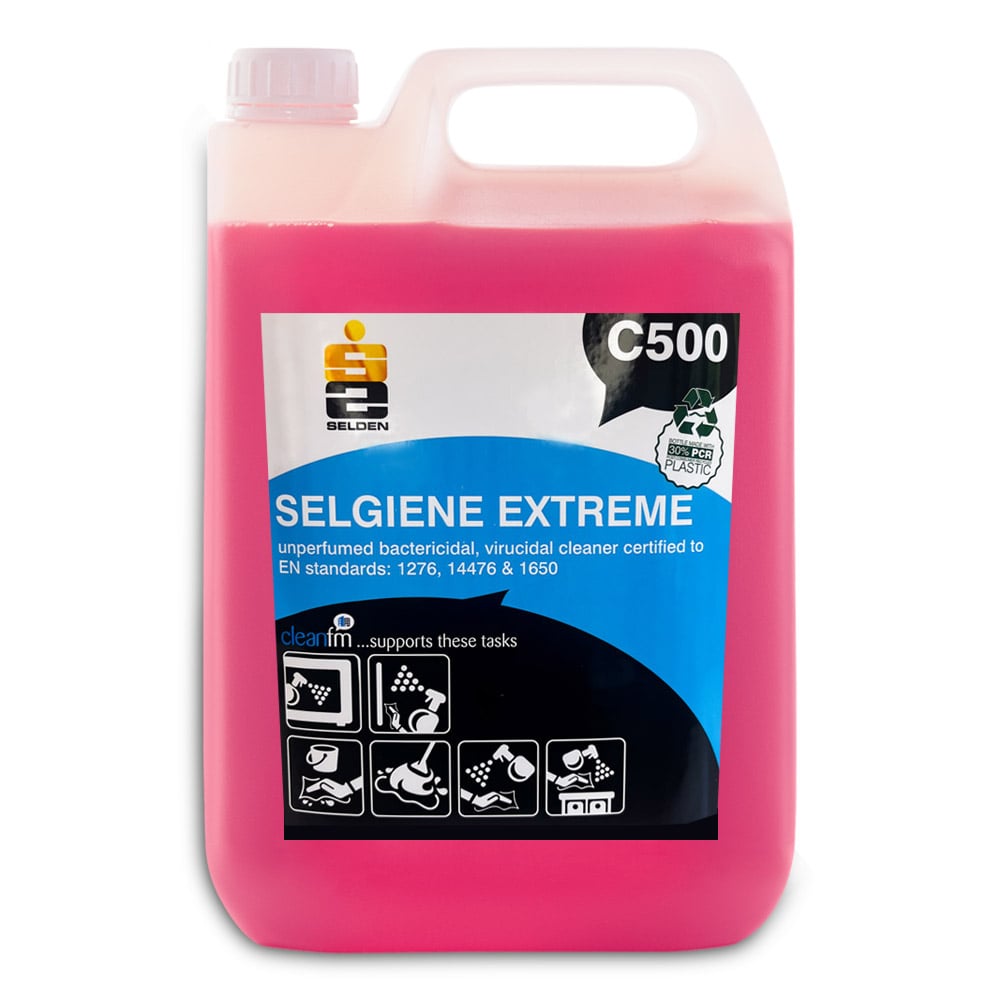 Selden (C500) Selgiene Extreme Bactericidal & Virucidal Cleaner - 5ltr